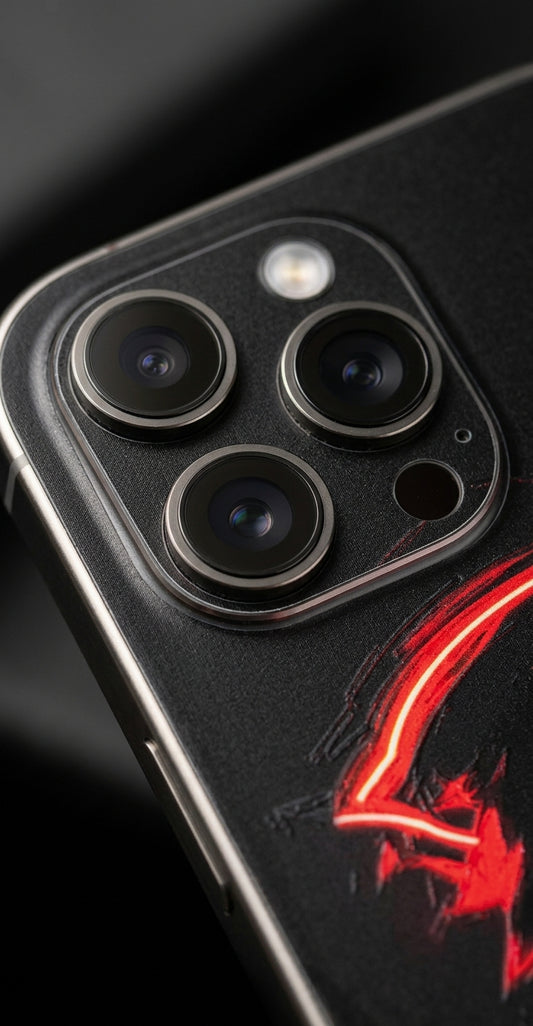 Premium Neon Red Itachi Uchiha Anime Vinyl Phone Skin
