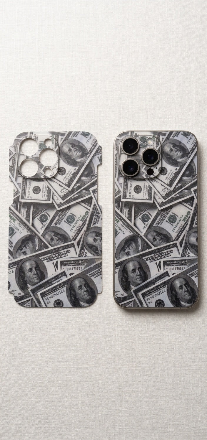 Cash Stack Vinyl Phone Skin