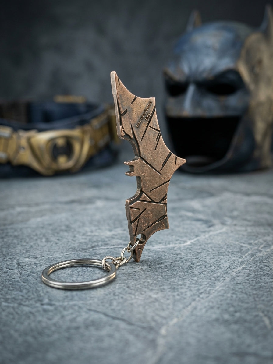 Batman Metal Batarang Keychain
