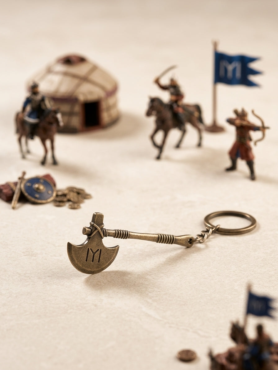 Ertugrul Bey Axe Keychain (Kayı Tribe Symbol)