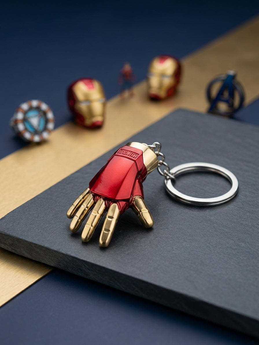 Iron Man gauntlet keychain