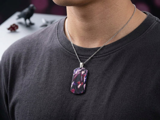 Itachi Uchiha Necklace Akatsuki Silver Pendant