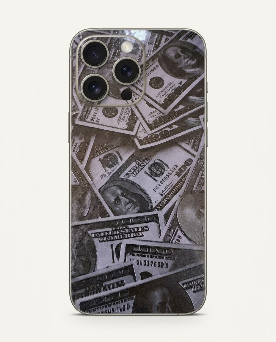 Cash Stack Vinyl Phone Skin