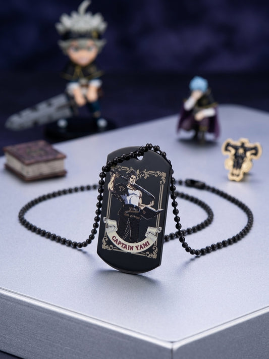 Black Clover: Captain Yami Tag Necklace