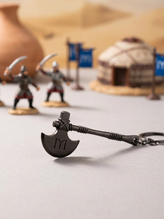 Ertugrul Bey Axe Keychain (Kayı Tribe Symbol)