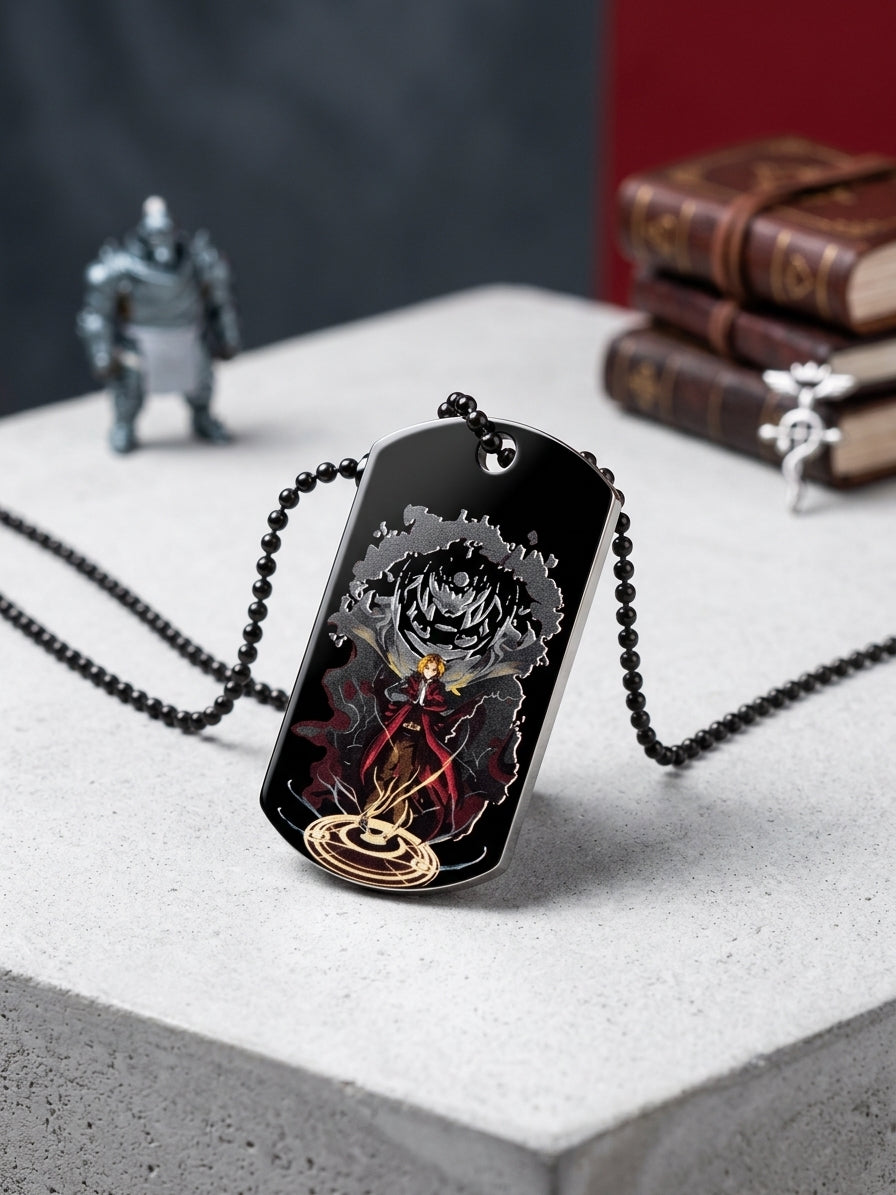 Fullmetal Alchemist Edward Elric Transmutation Necklace
