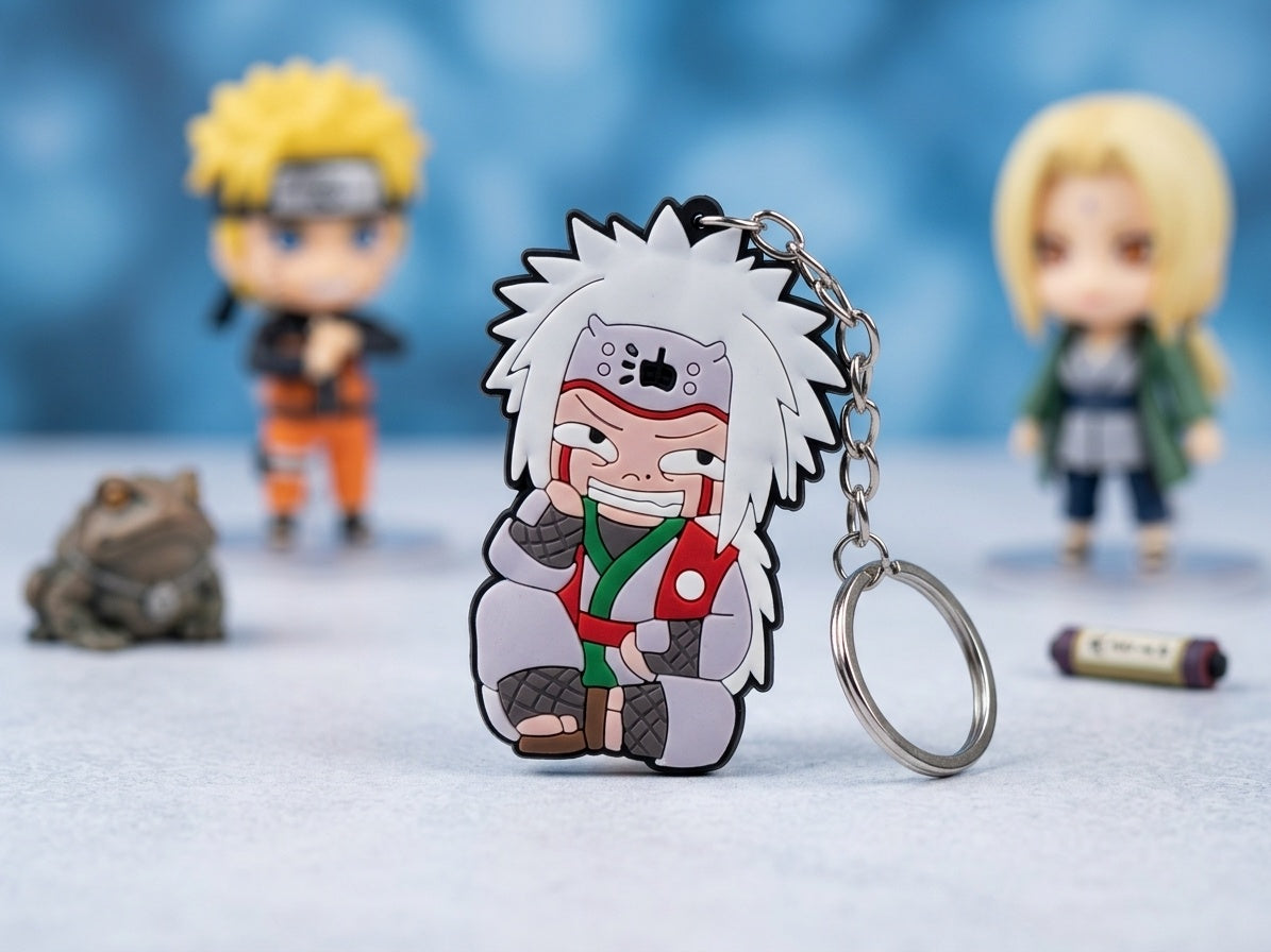 Jiraiya Chibi Rubber Keychain