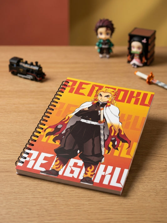 Kyojuro Rengoku Flame Hashira Spiral Notebook
