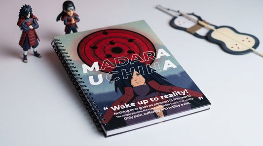 Madara Uchiha "Wake Up to Reality" Spiral Notebook