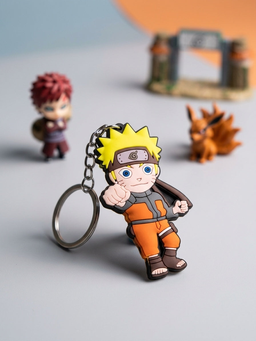 Naruto Uzumaki Rubber Keychain
