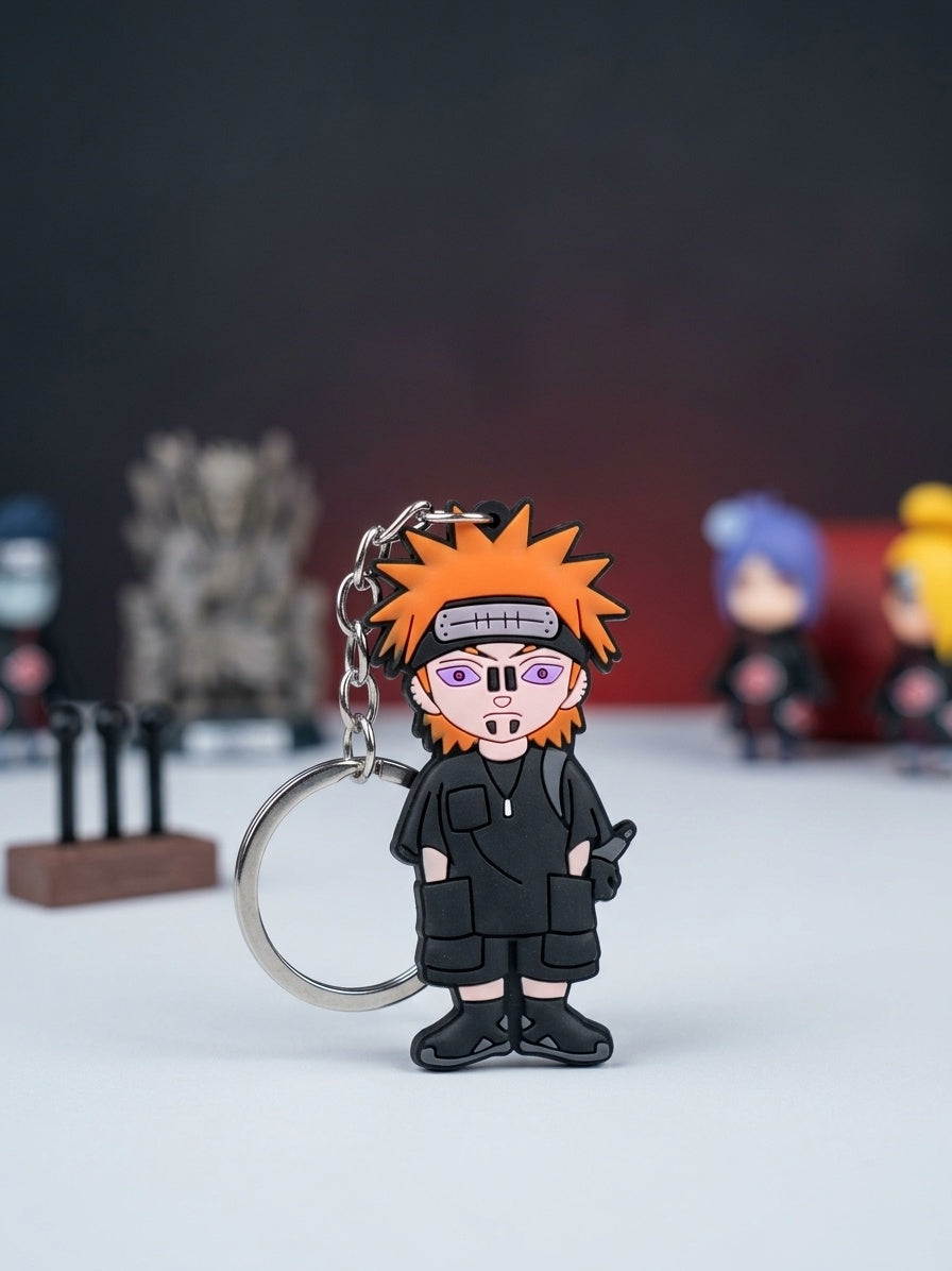 Pain Naruto Rubber Keychain