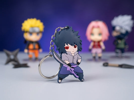 Sasuke Uchiha Chibi Anime Keychain
